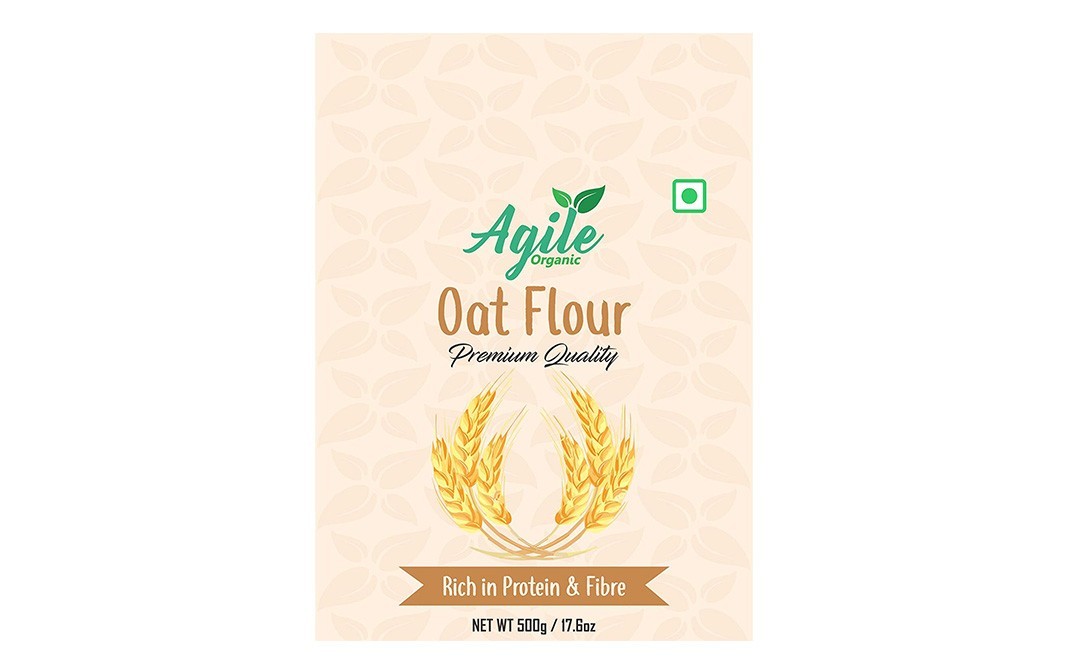 Agile Organic Oat Flour    Pack  500 grams